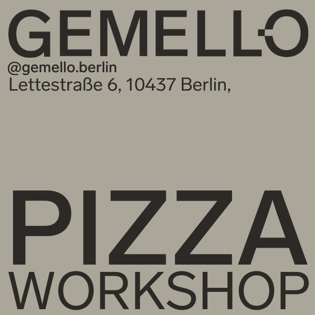 PIZZA WORKSHOP